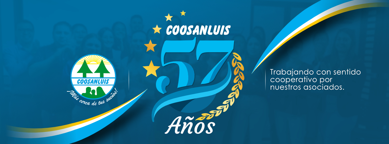 Conmemoramos con orgullo y alegría 57 años de trayectoria de Coosanluis